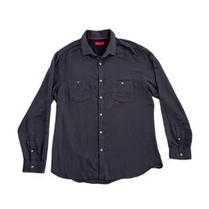 Alfani solid flannel shirt